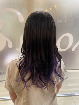 ヘアースペースブルーム ヒーロー 園田店(HAIR SPACE BLOOM hero) 【園田/インナーカラー】オトナ女性にも大人気カラー