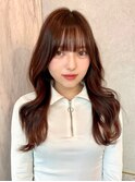 韓国風前髪×レイヤーカット【髪質改善/新宿/レイヤーカット】