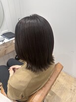 オリバイオハナ(Oli by ohana)&nbsp;外ハネ／白髪ぼかしカラー／川崎西口美容室