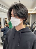 センターパート/ニュアンスパーマ