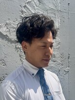 フェリスヘア(feliz hair)&nbsp;メンズビジネススタイル　ナチュラルパーマ
