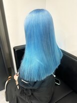 ベレーザ 渋谷(BELEZA)&nbsp;7470ニュアンスカラーブルージュブルーシルバーレイヤーロング