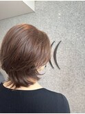 大人のショートウルフカット
