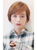 【 I. 】30代からの襟足すっきり前下がりショートボブ 川口