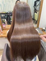 アップ(A+hair)&nbsp;縮毛矯正髪質改善水素トリートメント酸性ストレート艶髪