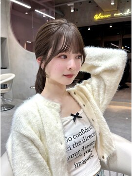 グロー 大宮(GLROW) 顔まわり　レイヤーカット　小顔効果　韓国ヘア