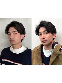 【平日22時迄営業/北千住駅西口】メンズカット\4200/シンプルで落ち着いた店内が通いやすい◎[elu北千住]