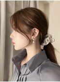 #20/黒髪/ボブルフ/ネビージュ/小顔/ワンレン/髪質改善/表参道