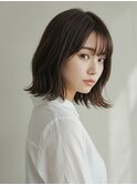 イメチェン/美髪/外ハネボブ/ワイドバング/髪質改善/縮毛矯正