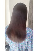 縮毛矯正で真っ直ぐ!綺麗に!◎