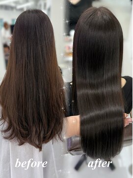 ハピネス 梅田茶屋町店(HAPPINESS) 韓国風/レイヤーカット/顔周り/顔まわり/髪質改善/ベージュ