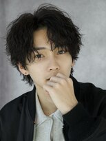 ボンド トウキョウ(BOND TOKYO)&nbsp;ラフ波巻きセンターパート#渋谷#ニュアンスパーマ＃メンズ