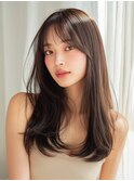 30代40代50代内巻きロングレイヤー髪質改善ストレート