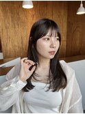 ワンカールでかわいいレイヤースタイルと透明感グレージュ