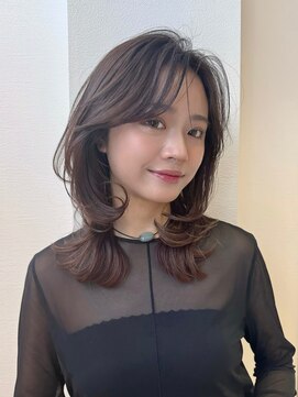 ロンドアベニール 北千住(Lond avenir) くびれヘア/顔周り/韓国/レイヤーカット/黒髪/ロング/前髪北千住