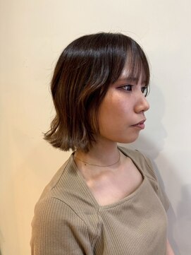 パーミル ヘア クマモト(permille ‰ hair Kumamoto) ボブ×オリーブ