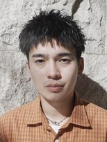 メンズフィール 南森町(MENS FEEL)&nbsp;スペインカール/スパイキーショート/ブルーブラック