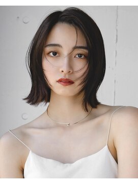 エインアンリー 明治神宮前(AIN.ANLY.) ☆黒髪クラゲヘアーオリーブグレー小顔ココアベージュ韓国ヘア