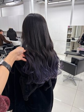 アライブ ハラジュク(ALIVE harajuku) ブリーチインナーバレイヤージュグラデーションカラー夕貴