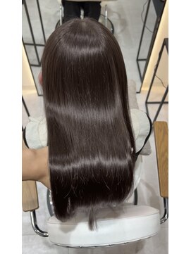 ジーナ 博多筑紫口(Zina) 【松崎輝士】艶髪グレージュカラー×髪質改善トリートメント