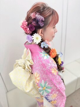 ブルーフェアリー(Blue Fairy) 【BLUEFAIRY】成人式★編み下ろし★ラプンツェルヘアアレンジ