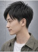 メンズショート刈り上げコンパクトナチュラル清潔感