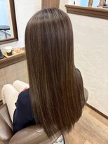 アミリー ひたち野うしく店(Amily)&nbsp;ハイライトバレイヤージュダブルカラーケアブリーチ20代30代