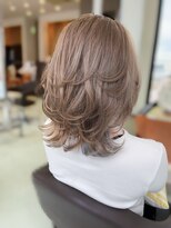 ウィル 野田阪神店(WiLL)&nbsp;くびれミディアムレイヤーで自然な小顔シルエット