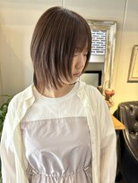 ヘアーデザイン シュシュ(hair design Chou Chou by Yone)&nbsp;フェイスレイヤー/レイヤーボブ/ペールベージュ