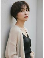 ヘアーメイクパウダー 天王寺寺田町店(Hair make powder) 大人可愛い30代40代50代小顔マッシュショート丸みショート