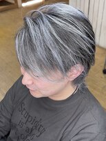 ブレイズヘアー(BLAZEhair)&nbsp;【白髪対策に最適】ホワイトバレイヤージュ×ブリーチ２回