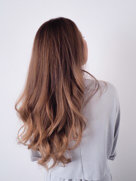 ブル(blu) ロング　グラデーションカラー