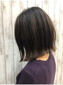 まだまだ人気！切りっぱなしボブ