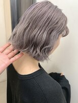 ヘア デザイン ヴェルダ(hair design Verda) 【verda】切りっぱなしボブ×ことりベージュ×ウォータフォール