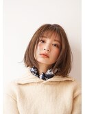 カットだけでまとまるお洒落ボブ