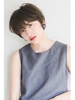 ガリカ シーム(Gallica/SEAM)&nbsp;『 ハンサムショート&グレージュ』黒髪ベリーショート