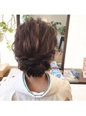 ゆるふわシニオン風アレンジ
