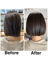 セラ バイ ユーレルム(SerA by U-REALM)&nbsp;ショート髪質改善　担当　森