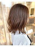 ベージュ×ゆる巻き_TREAT妙典