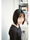 切りっぱなしボブ