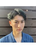 個性派おしゃれ♪アクセントカラー×アップバング☆