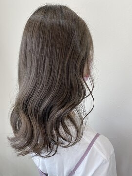 アロス ヘアー(Aross hair) ブリーチなしダブルカラー＊オリーブベージュ