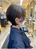 [OCEAN Hair&Life藤原純] 長めバングの耳掛けくびれショート☆