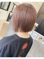 チェレ オレ 新金岡店(Chere ore)&nbsp;パッツとボブ/オイルスタイリング/オレンジベージュ