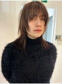 グランジハイライト　マッシュウルフ　モードヘア[村上雅人]