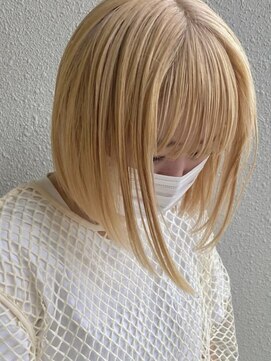 バルオン(BAR:ON) 【BAR:ON】ボブ×ブロンド