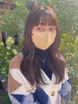 ゼストソエル(ZEST soell) 【EMI】チェリーブラウン フルバング インナーカラー 立川