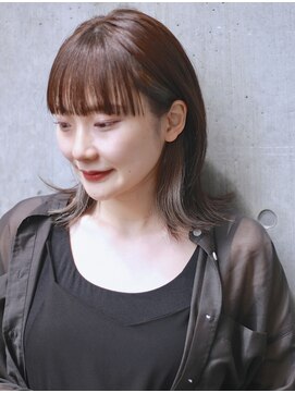 ゼン(ZEEN) ワイドバングとインナーハイライト  ZEEN pono