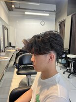 アイズ 海老名(AIZU)&nbsp;ニュアンスパーマ　カルマパーマ　センターパート