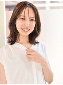 大人かわいい菱形シルエット